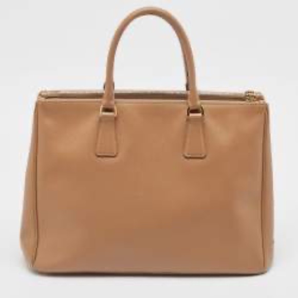 Authentic Prada Saffiano Leather Tote in Caramel Tan - Picture 12 of 14